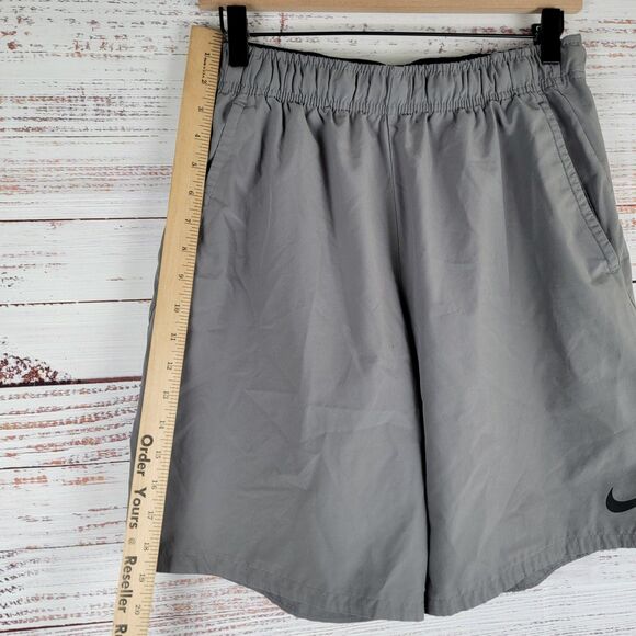 Nike Shorts Men's Size M Gray Flex Woven 2.0 Training Shorts 9" Gym Flow 927526 - Picture 2 of 15